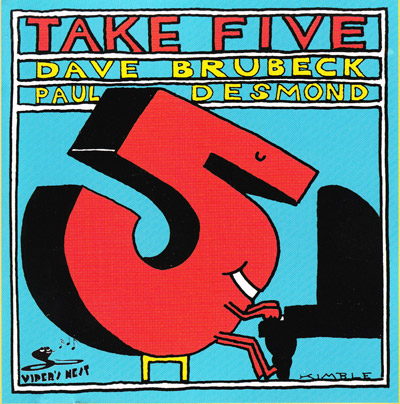 Take Five,  Live concerts from the late Fifties - CD cover 